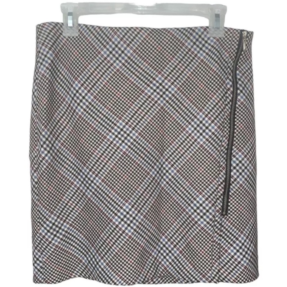White House Black Market Multi Colored Plaid Short Pencil Skirt Women’s …
